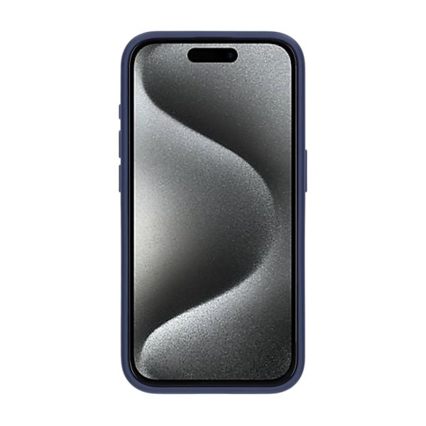 iPhone 15 Pro Cover Roterbart MagSafe Stativ Blå