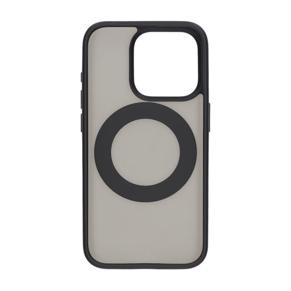 iPhone 15 Pro Cover Roterbart MagSafe Stativ Sort