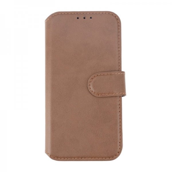 Rvelon iPhone 15 Pro Cover Ægte Læder Brun