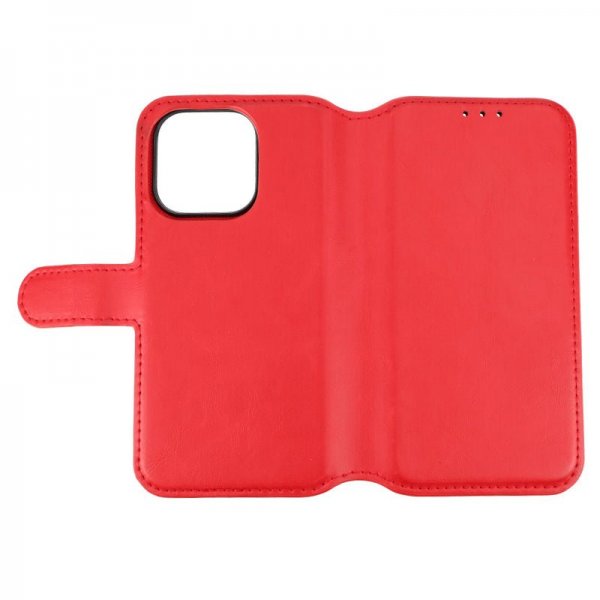 Rvelon iPhone 15 Pro Cover Magnetisk Aftagelig Skal Rød