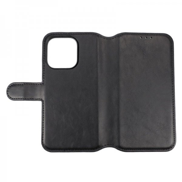 Rvelon iPhone 15 Pro Cover Magnetisk Aftageligt Etui Sort