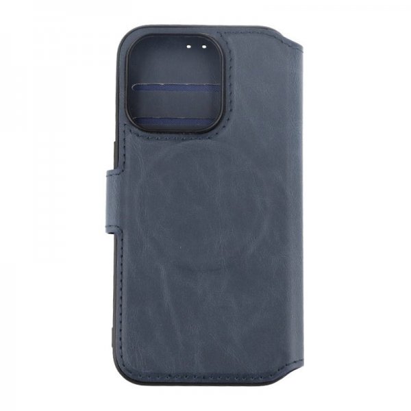 Rvelon iPhone 15 Pro Cover 4 Kortrum MagSafe Blå