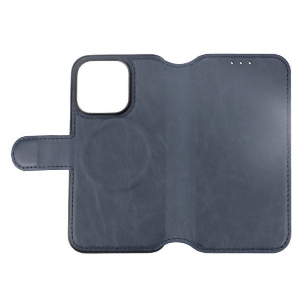 Rvelon iPhone 15 Pro Cover 4 Kortrum MagSafe Blå