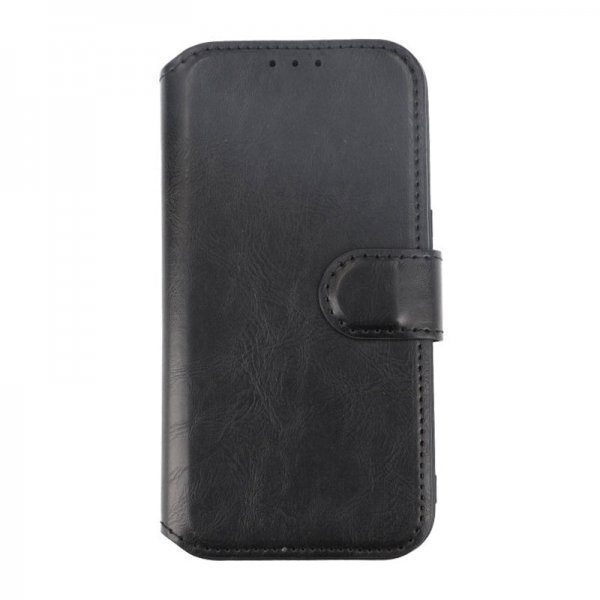 Rvelon iPhone 15 Pro Cover 4 kortlommer MagSafe Sort