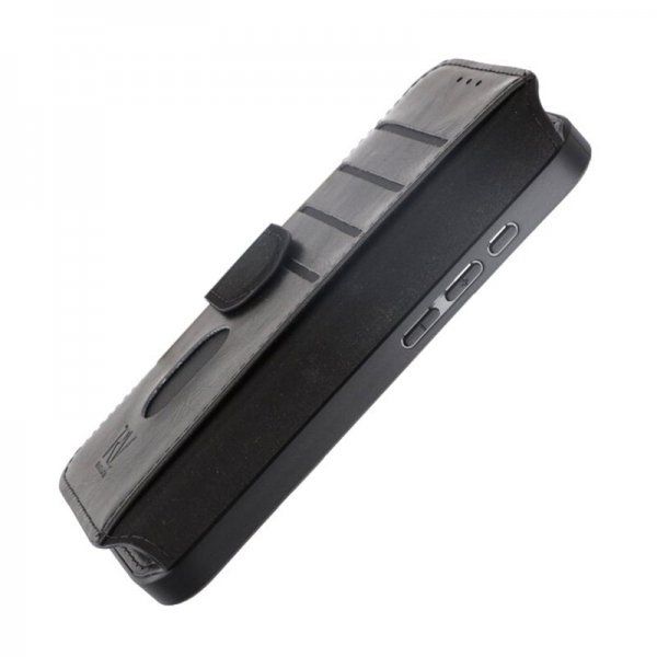 Rvelon iPhone 15 Pro Cover 4 kortlommer MagSafe Sort