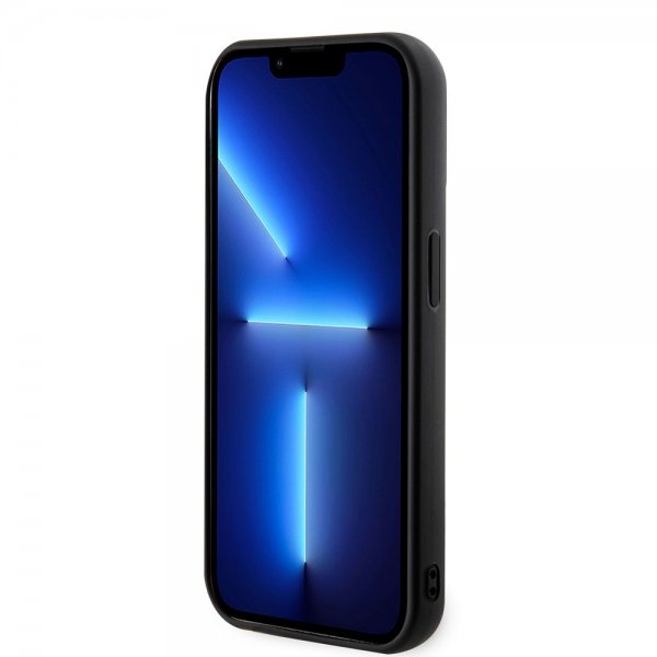 Karl Lagerfeld iPhone 15 Pro Cover 3D Rubber Karl Sort