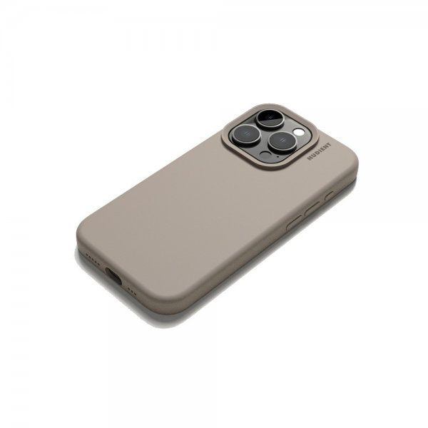 Nudient iPhone 15 Pro Cover Base Case Stone Beige