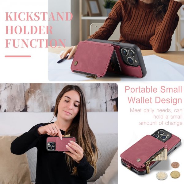 CaseMe iPhone 15 Pro Cover C20 Series Rød