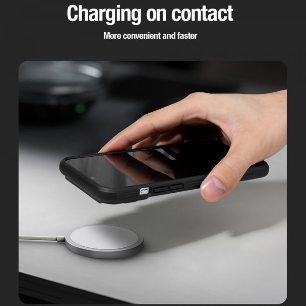 Nillkin iPhone 15 Pro Cover CamShield MagSafe Grøn