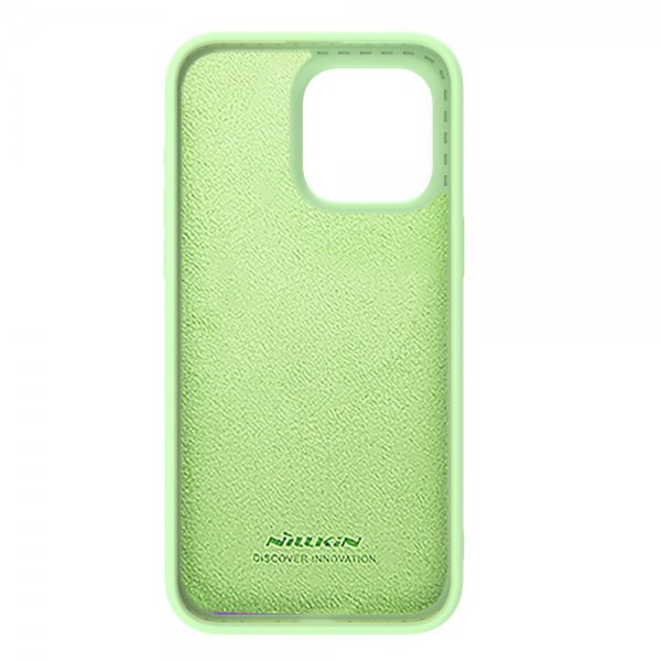 Nillkin iPhone 15 Pro Cover CamShield Silky MagSafe Lysegrøn