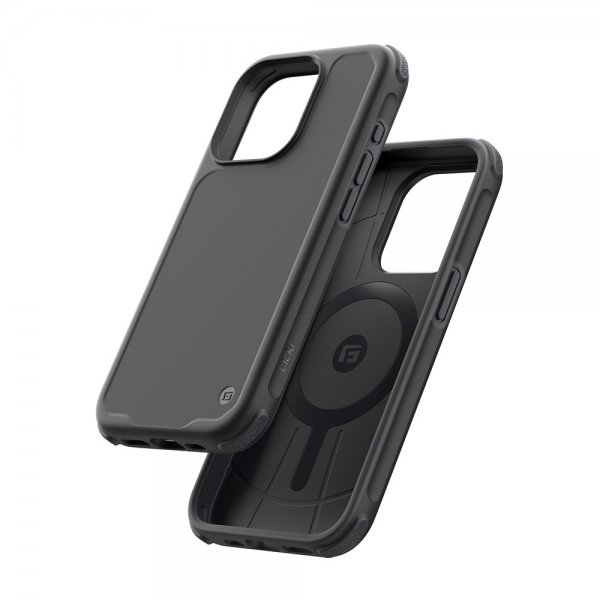 Clckr iPhone 15 Pro Cover Carbon MagSafe Sort