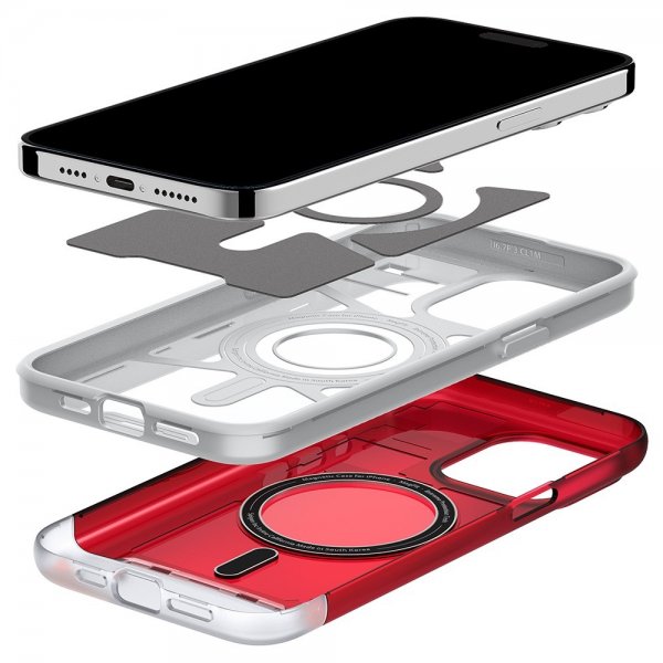 Spigen iPhone 15 Pro Cover Classic C1 MagFit Ruby