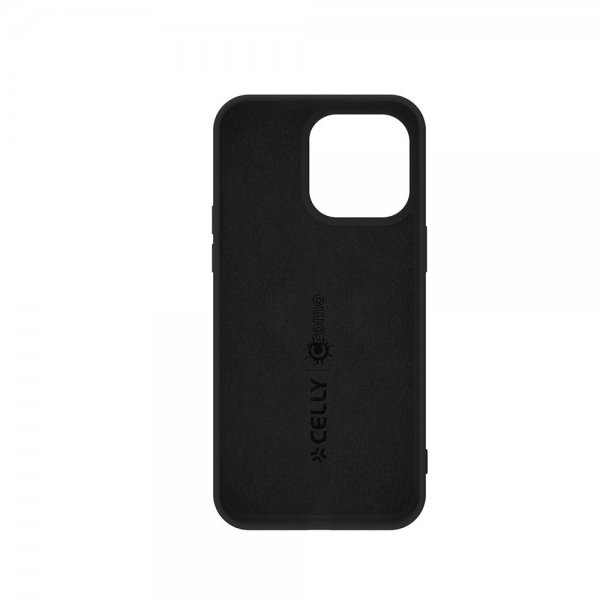 Celly iPhone 15 Pro Cover CROMO Sort