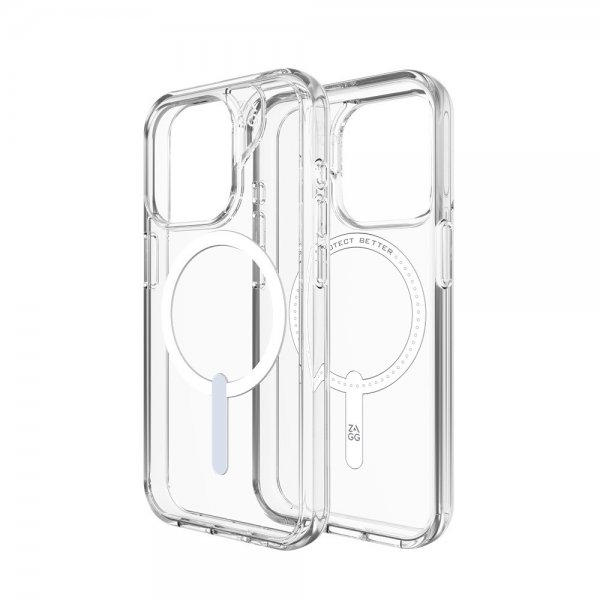 ZAGG iPhone 15 Pro Cover Crystal Palace Snap Transparent