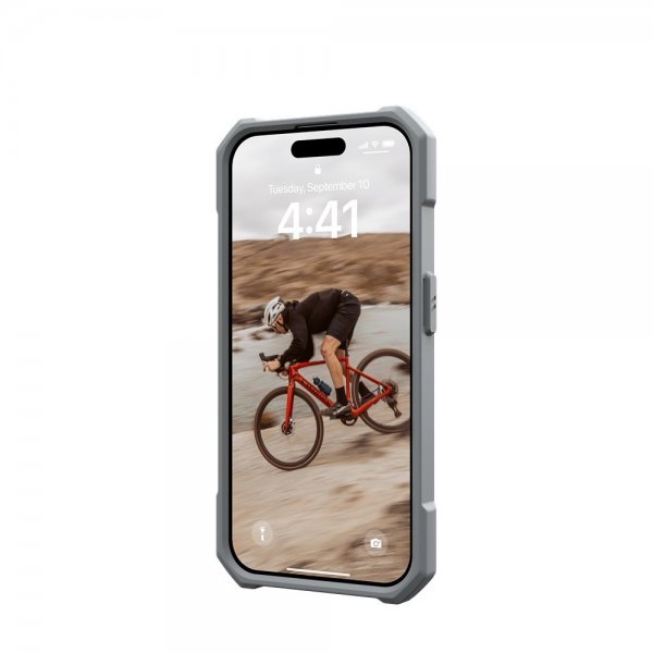 Urban Armor Gear (UAG) iPhone 15 Pro Cover Essential Armor MagSafe Sølv