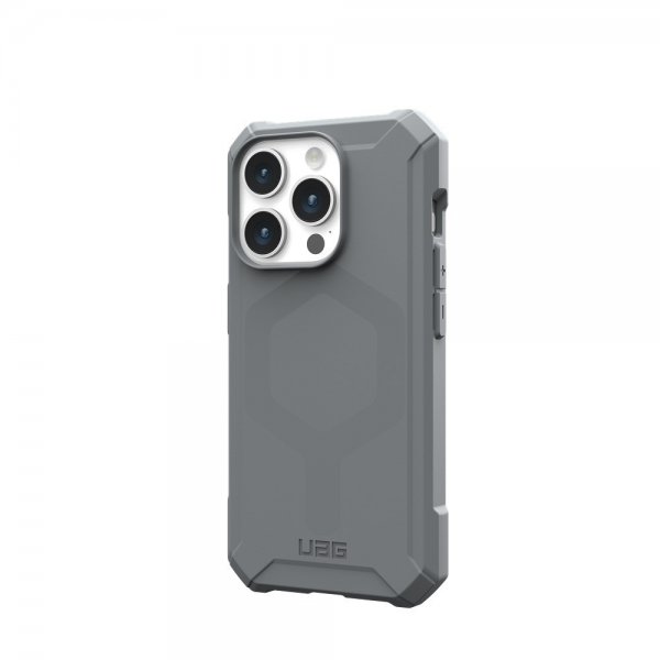 Urban Armor Gear (UAG) iPhone 15 Pro Cover Essential Armor MagSafe Sølv