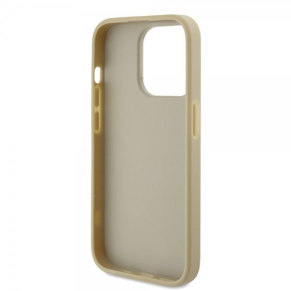 Guess iPhone 15 Pro Cover Fixed Glitter Guld