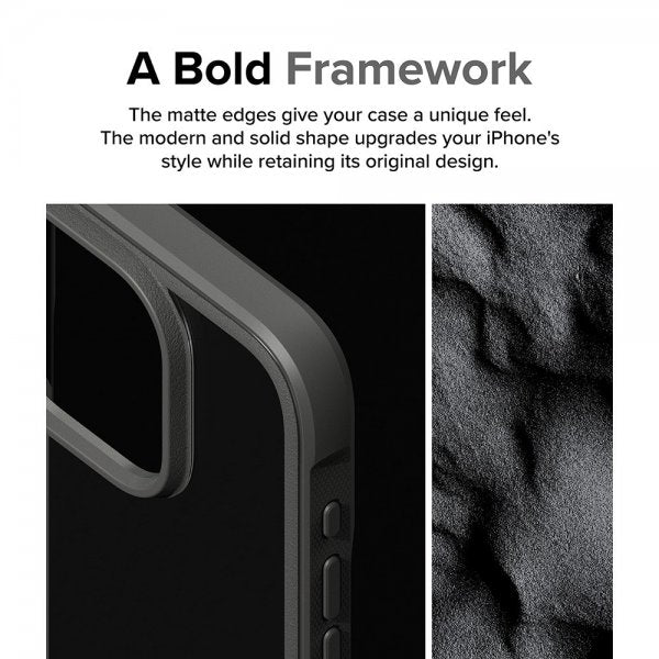 Ringke iPhone 15 Pro Cover Fusion Bold Grå