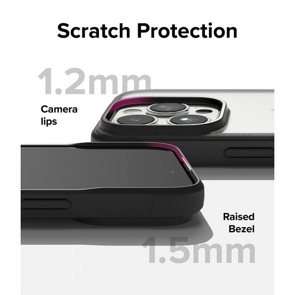 Ringke iPhone 15 Pro Cover Fusion Bold Mat Sort