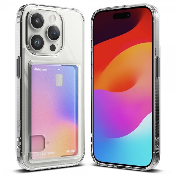 Ringke iPhone 15 Pro Cover Fusion Card Clear