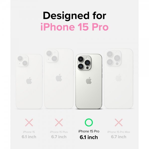 Ringke iPhone 15 Pro Cover Fusion Card Clear