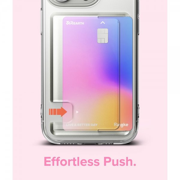 Ringke iPhone 15 Pro Cover Fusion Card Clear