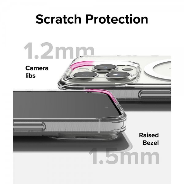 Ringke iPhone 15 Pro Cover Fusion Magnetic Clear