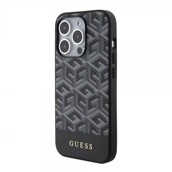 Guess iPhone 15 Pro Cover G Cube MagSafe Sort