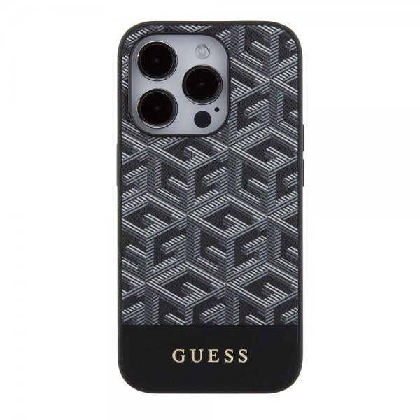 Guess iPhone 15 Pro Cover G Cube MagSafe Sort