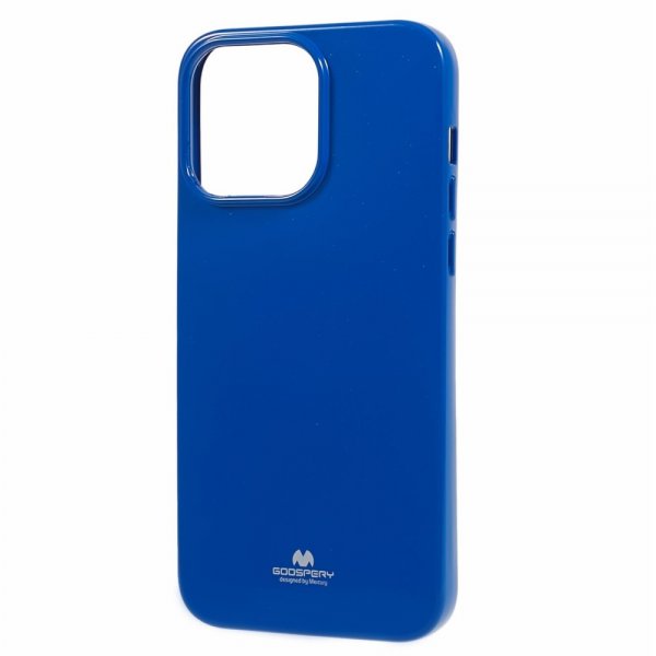 Mercury iPhone 15 Pro Cover Jelly Glitter Blå