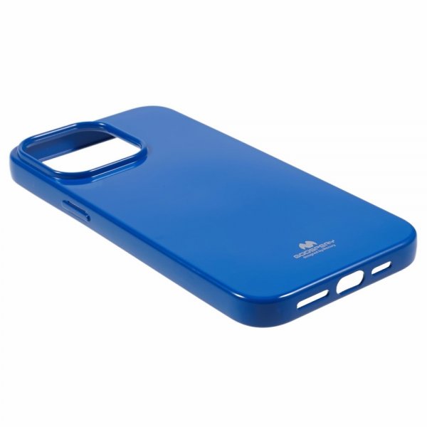 Mercury iPhone 15 Pro Cover Jelly Glitter Blå