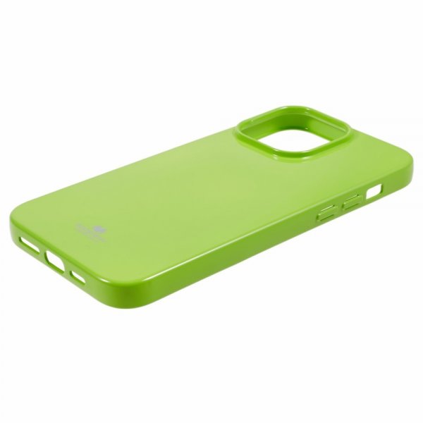 Mercury iPhone 15 Pro Cover Jelly Glitter Grøn