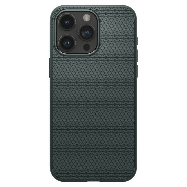 Spigen iPhone 15 Pro Cover Liquid Air Abyss Green