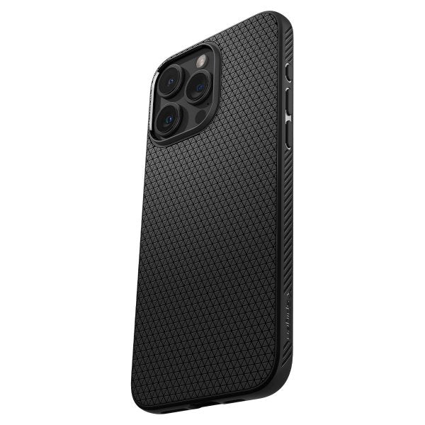 Spigen iPhone 15 Pro Cover Liquid Air Matte Black