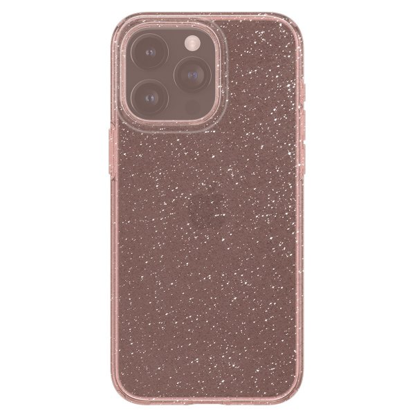 Spigen iPhone 15 Pro Cover Liquid Crystal Glitter Rose Quartz