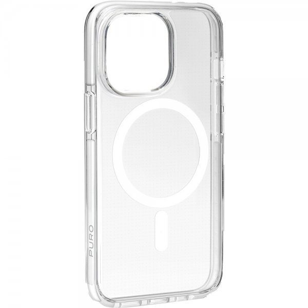 Puro iPhone 15 Pro Cover LITE MAG PRO Transparent