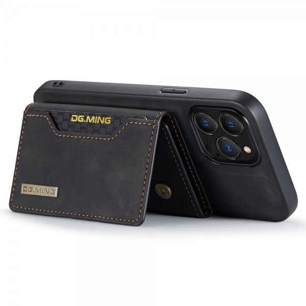 Dg.Ming iPhone 15 Pro Cover M2 Series Aftagelig Kortholder Sort