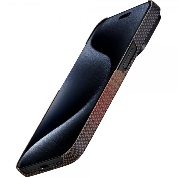 Pitaka iPhone 15 Pro Cover MagEZ Case 5 Sunset