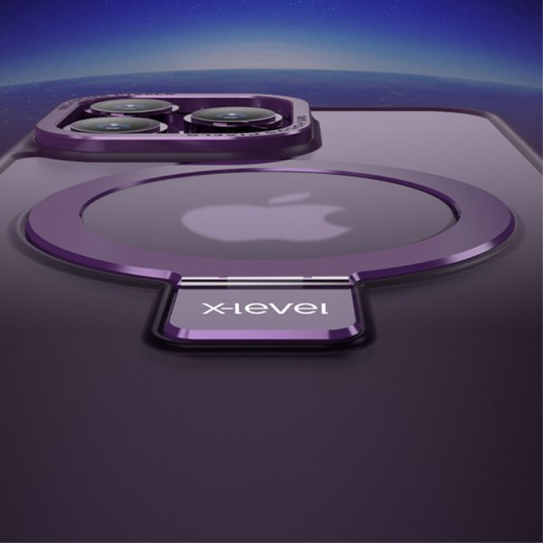 X-Level iPhone 15 Pro Cover MagSafe-ring Sort
