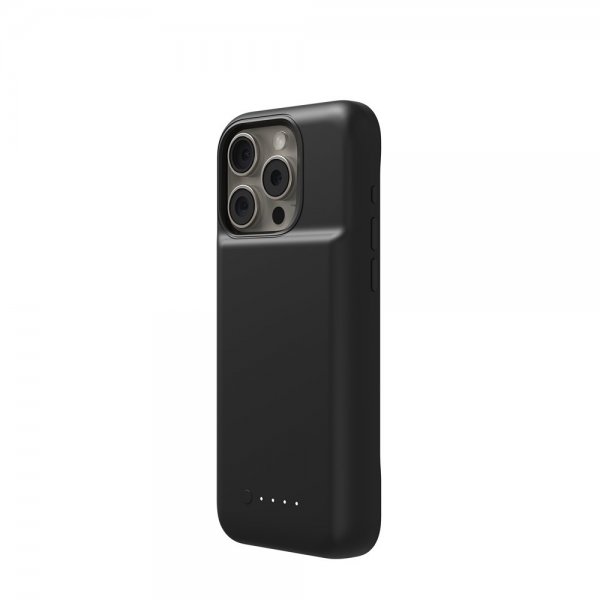 Mophie iPhone 15 Pro Cover med indbygget Powerbank Juice Pack Sort
