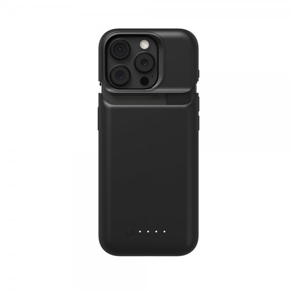 Mophie iPhone 15 Pro Cover med indbygget Powerbank Juice Pack Sort