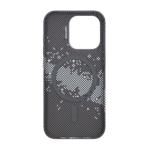 iPhone 15 Pro Cover Udklappeligt Stativ MagSafe Sort