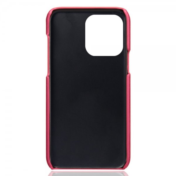 iPhone 15 Pro Cover med to Kortlommer Magenta