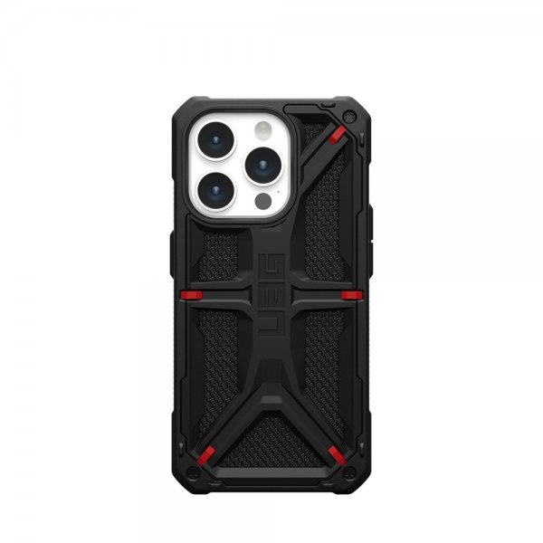 Urban Armor Gear (UAG) iPhone 15 Pro Cover Monarch Kevlar Black