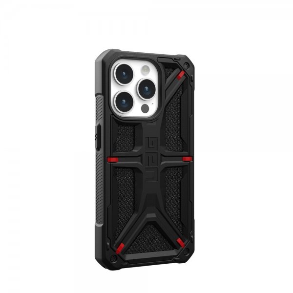 Urban Armor Gear (UAG) iPhone 15 Pro Cover Monarch Kevlar Black