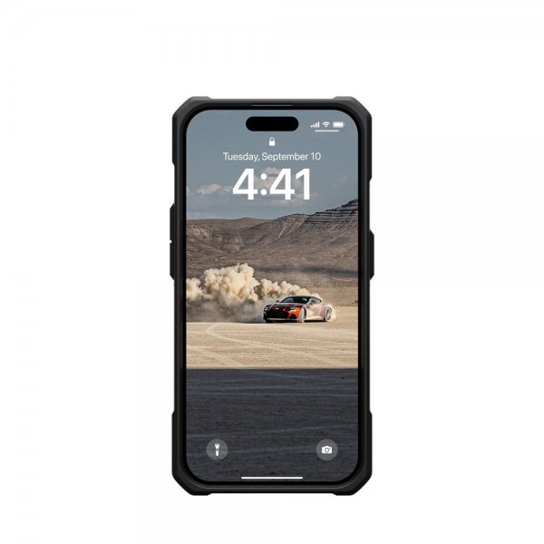 Urban Armor Gear (UAG) iPhone 15 Pro Cover Monarch Kevlar Element Green