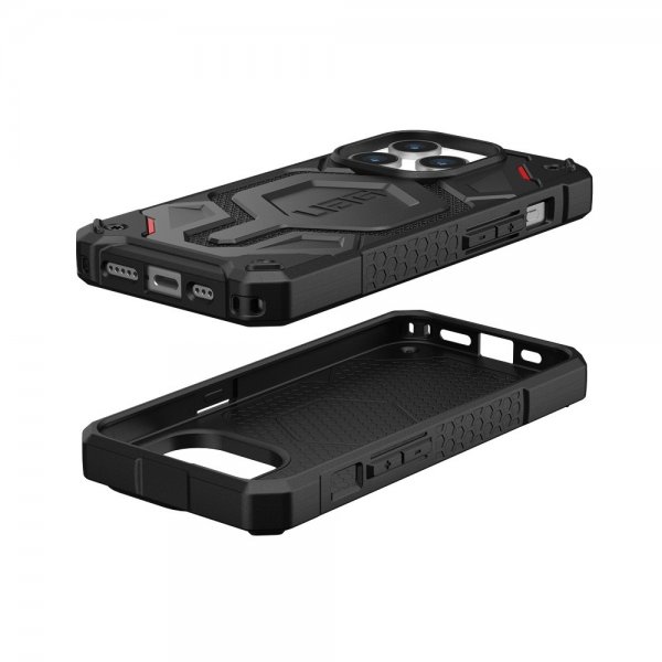 Urban Armor Gear (UAG) iPhone 15 Pro Cover Monarch Pro MagSafe Kevlar Black