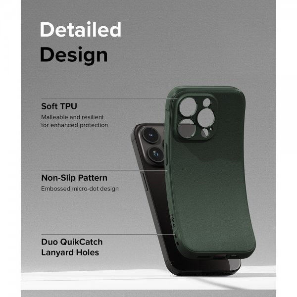 Ringke iPhone 15 Pro Cover Onyx Dark Green