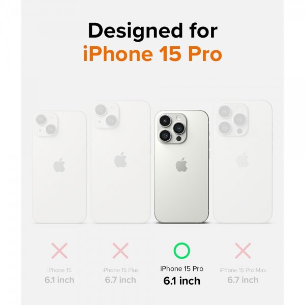 Ringke iPhone 15 Pro Cover Onyx Design Sticker