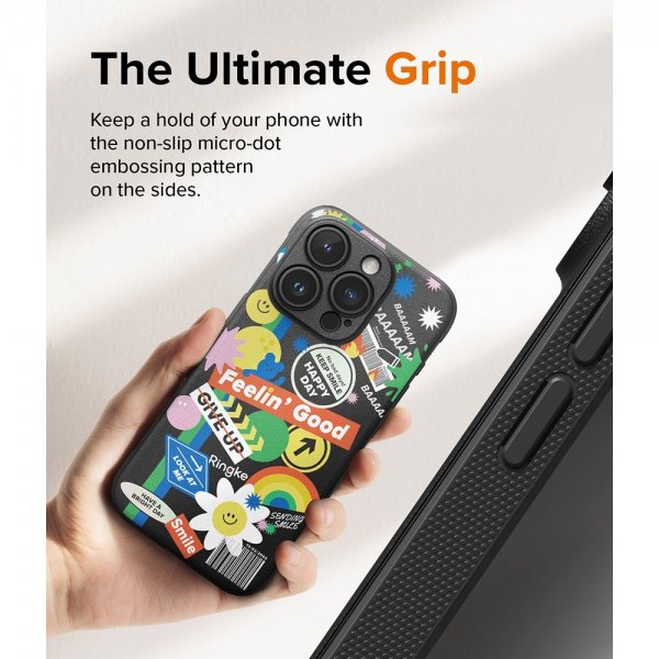Ringke iPhone 15 Pro Cover Onyx Design Sticker